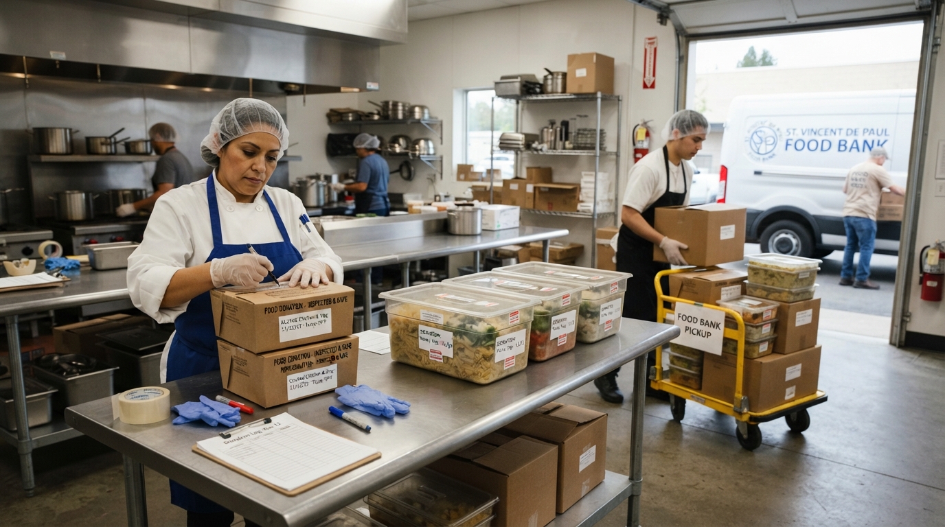 Food Recovery & Donation Guidelines for Commercial Kitchens
