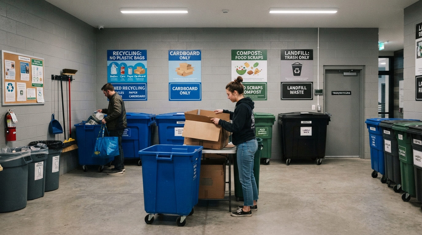 Zero-Waste & Recycling Tactics for Multi-Family Apartment Buildings