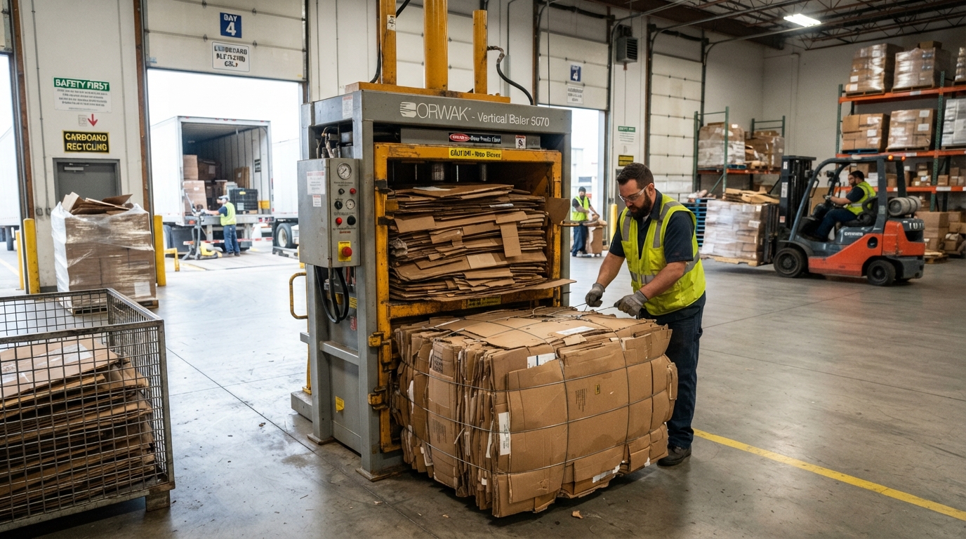Cardboard Balers vs. Open Dumpsters: Which Saves More?