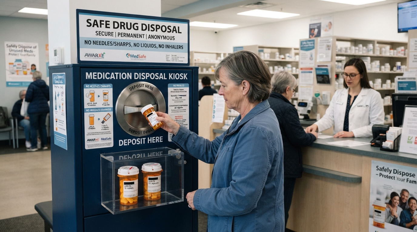 Expired Medications: Safe Drug Take-Back Days & Pharmacy Kiosks